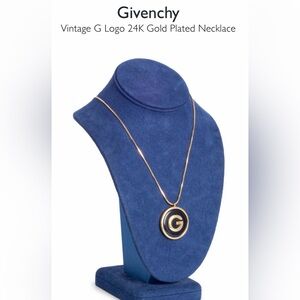 RARE Authentic Vintage 80’s Givenchy G Necklace